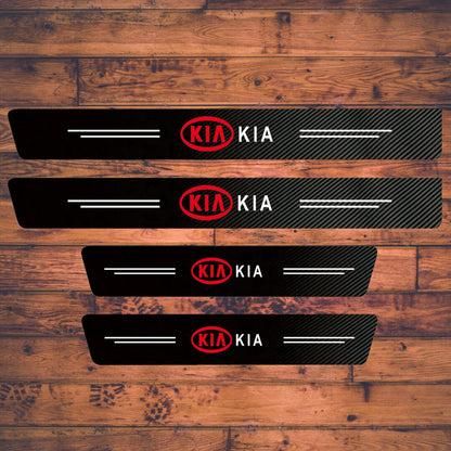 Emblaze - Carbon Fiber Door Sill Protector (Pack of 8)