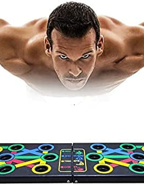 Push Up Rack Board Men Women 9 in 1 Body Building Fitness Exercise Workout Push-up Stands