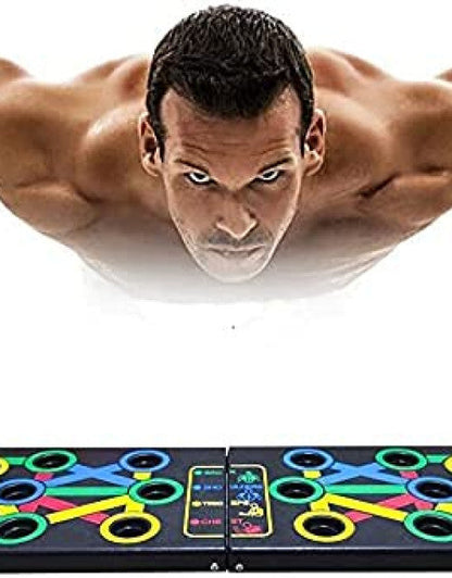 Push Up Rack Board Men Women 9 in 1 Body Building Fitness Exercise Workout Push-up Stands